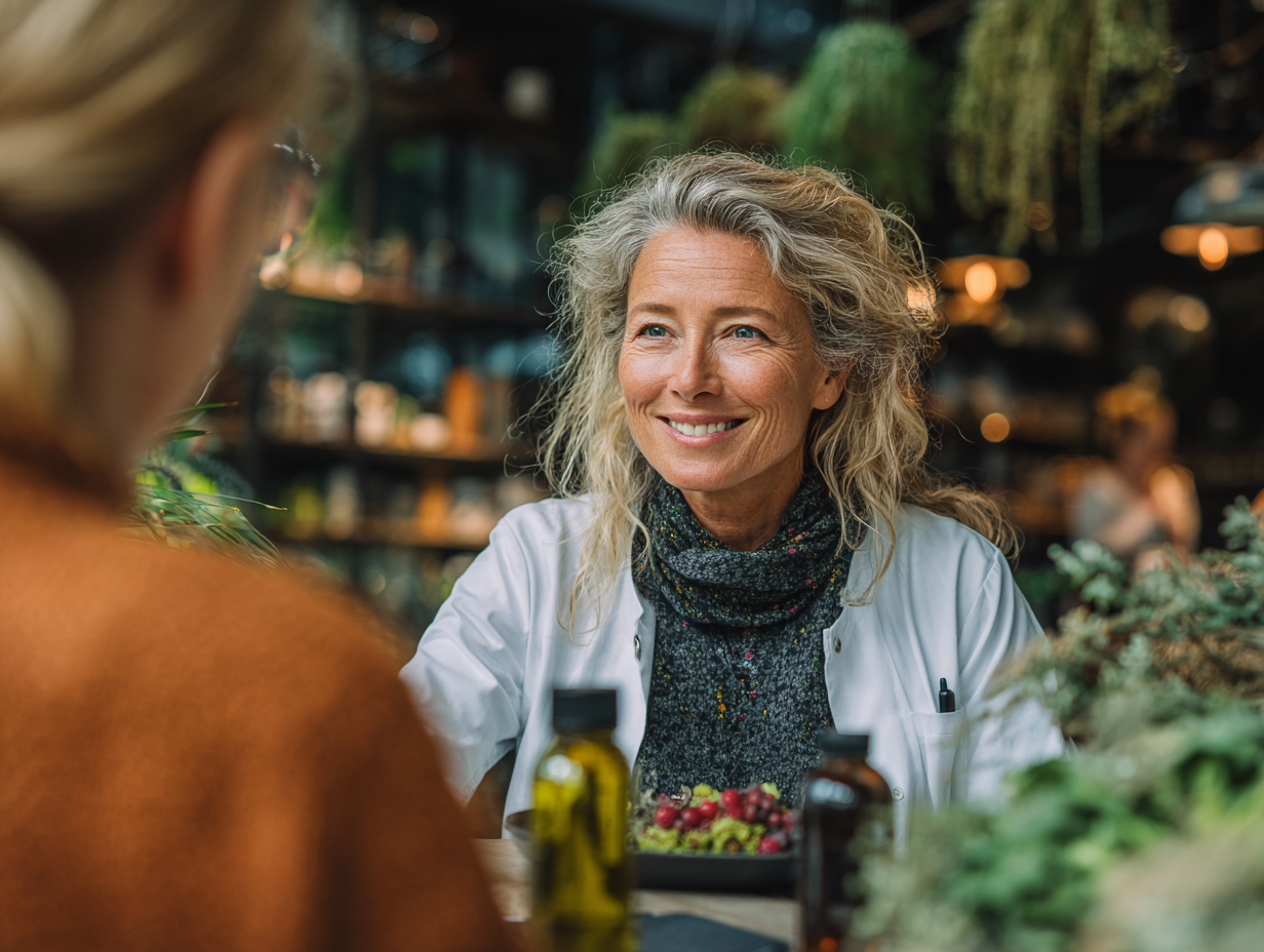 Консультація спеціаліста з харчування для старших людей
